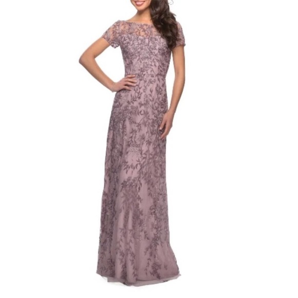 La Femme lace gown size 6 - Picture 4 of 5